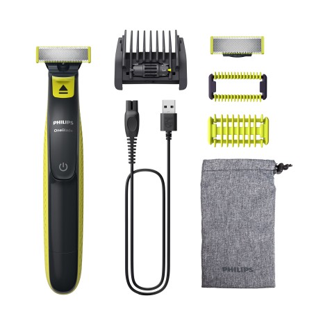 Philips OneBlade QP2824/20 Trimmer - Ultimate Grooming for Face & Body! 